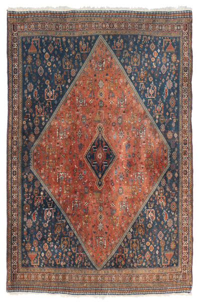 <b>A finely woven  Kashkuli Qashqai with geometrized ornaments</b>