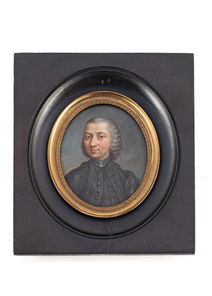 <b>A PORTRAIT OF A GENTLEMAN WITH GRAY COAT</b>