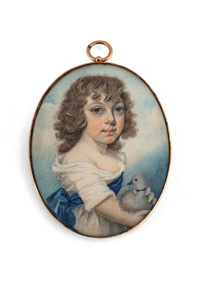 <b>A PORTRAIT OF A CHILD WITH DOVE</b>