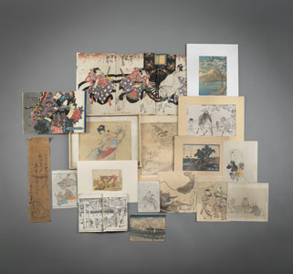 <b>A GROUP OF WOODBLOCK AND OTHER PRINTS</b>