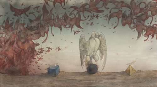 <b>TWO SURREALIST PAINTINGS</b>