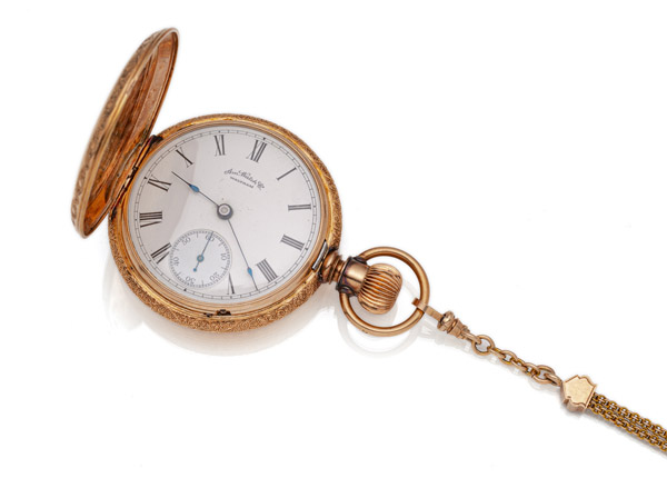 <b>Taschenuhr mit Chatelaine</b>