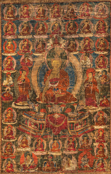 <b>Thangka mit Darstellung des Buddha Amitabha</b>