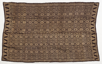 <b>A GILT-METAL THREAD TWO-PANEL EMBROIDERY</b>