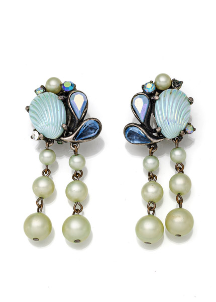 <b>Paar Schiaparelli Vintage Ohrclips</b>