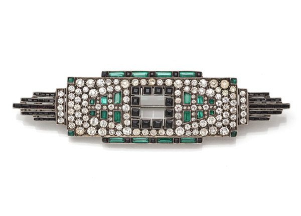 <b>Art-Deco Vintage Brosche</b>