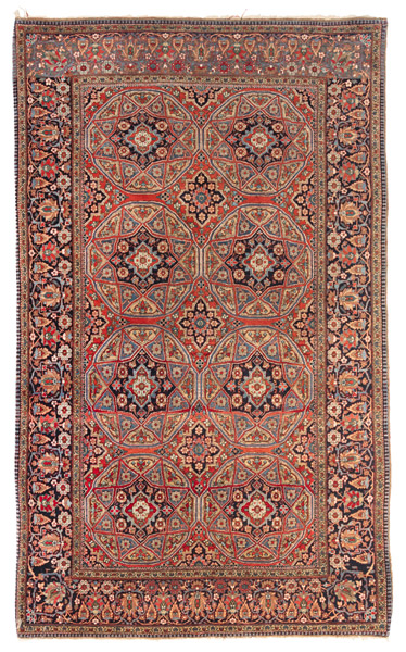 <b>A Kashan rug with kurk wool</b>