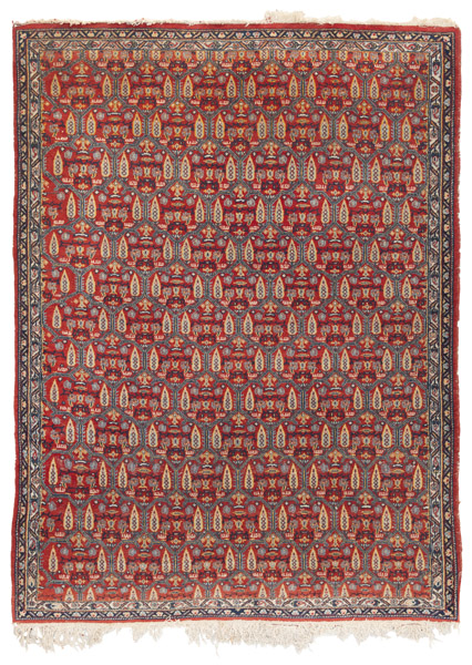 <b>A small semi antique rug</b>