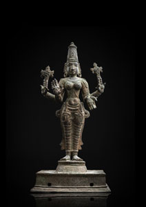 <b>Feine und große Bronze der Vaishnavi</b>