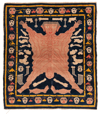 <b>Seltener tantrischer Teppich</b> <b>Seltener tantrischer Teppich</b>