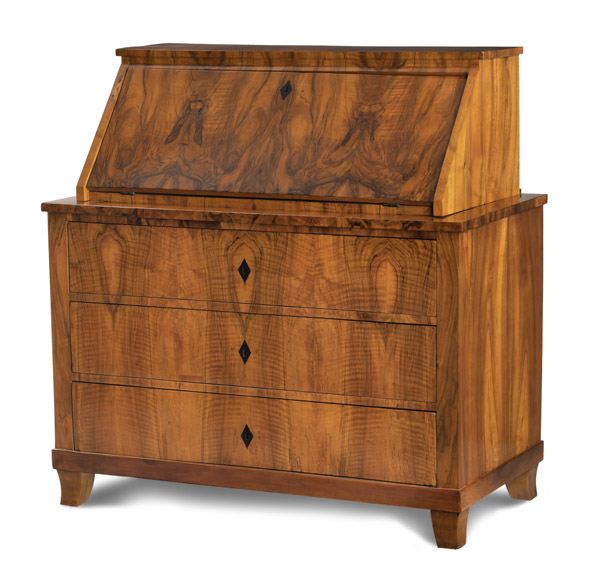 <b>A SOUTH GERMAN PARTIAL EBONIZED WALNUT BUREAU CABINET</b> <b>A SOUTH GERMAN PARTIAL EBONIZED WALNUT BUREAU CABINET</b>