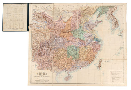 <b>Gruppe von historischen Karten, u.a. Map of China</b>