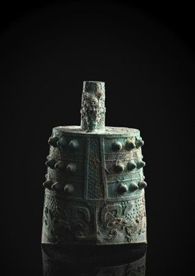 <b>Archaistische Ritualglocke aus Bronze 'Zhong'</b>