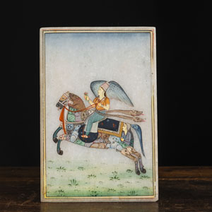 <b>Polychrome Miniaturmalerei auf Alabaster</b>