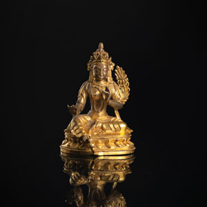 <b>Feuervergoldete Bronze der Tara</b>
