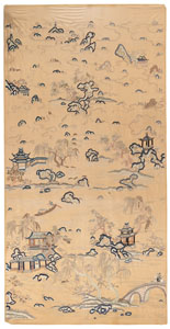 <b>A LARGE SILK HANGING WITH THE WEST LAKE</b>