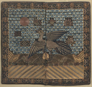 <b>A RANK BADGE WITH SILVER PHEASANT</b>