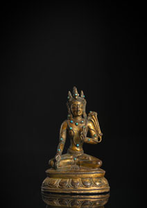<b>Vergoldete Bronze der Sitatara</b>