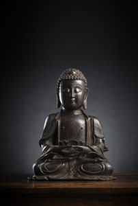<b>Große Bronze des sitzenden Buddha Shakyamuni</b>