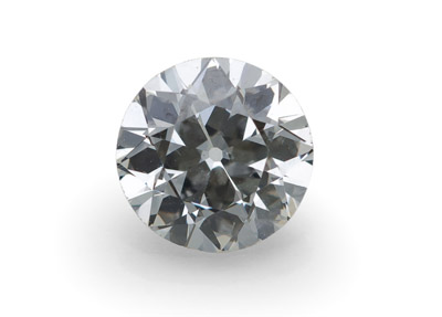 <b>Großer Diamant im Übergangs-Schliff</b>