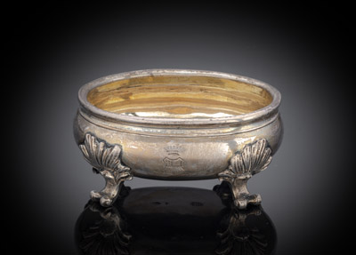 <b>Salière mit Freiherrlichem Wappen</b>