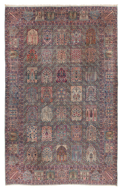 <b>A large Kirman carpet</b>