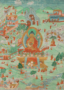 <b>Szenen aus dem Leben des Gautama Buddha</b>