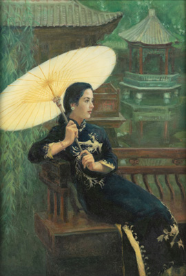 <b>Drei Damenportraits</b>