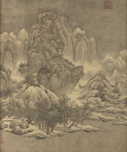 <b>Landschaftsmalerei nach einem Vorbild der kaiserlichen Sammlung</b>
