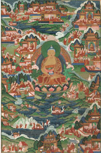 <b>Thangka des Buddha Shakyamuni</b>