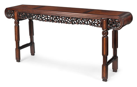 <b>A ROOTWOOD-INSET ALTAR TABLE</b>