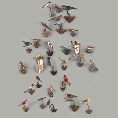 <b>Sammlung von ca. 26 Vogel-Modellen</b>