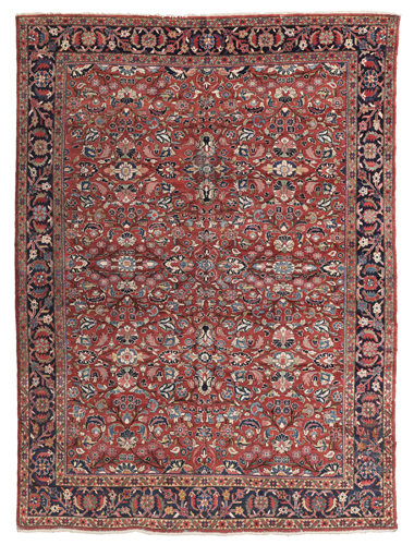 <b>A semi-antique Sarouk-Mahal carpet</b>
