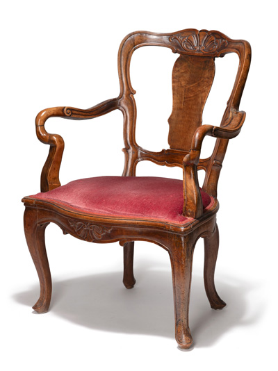 <b>A  BAROQUE FAUTEUIL</b>