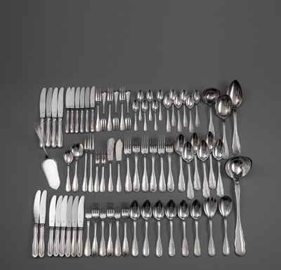 <b>A WMF SILVER CUTLERY FOR 6 PEOPLE 