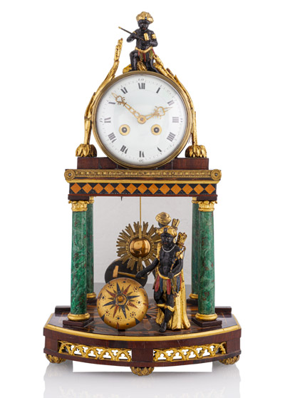 <b>Tischuhr mit Automat</b> <b>Tischuhr mit Automat</b>