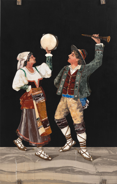 <b>Pietra-Dura-Platte</b> <b>Pietra-Dura-Platte</b>