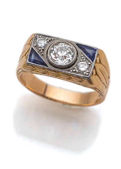 <b>Brilliant ring Art Deco</b>