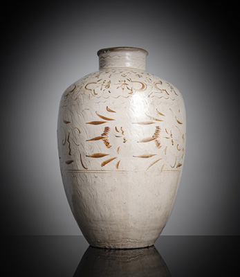 <b>Großes Cizhou-Weingefäß</b> <b>Großes Cizhou-Weingefäß</b>