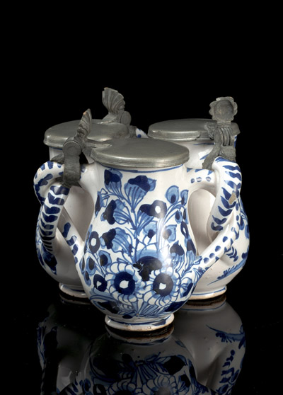 <b>Seltener Hanauer Drillingskrug oder Dreibrüderle-Krug</b> <b>Seltener Hanauer Drillingskrug oder Dreibrüderle-Krug</b>