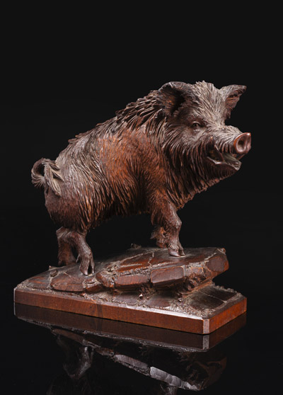 <b>Modell eines Wildschweins</b> <b>Modell eines Wildschweins</b>