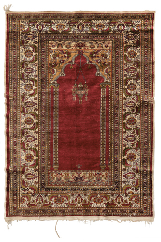 <b>SILK PRAYER RUG</b>