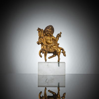 <b>Der gelbe Jambhala als Begleiter des Vaishravana</b>