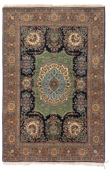 <b>Kirman with silk part, South Persia, 2nd half 20th c.</b>