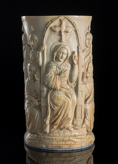 <b>Elfenbein-Wandung  