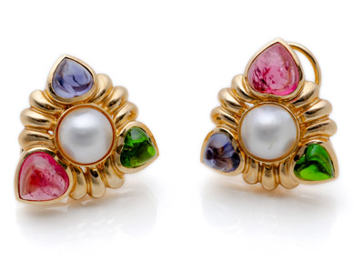 <b>Farbstein - Ohrclips</b> <b>Farbstein - Ohrclips</b>