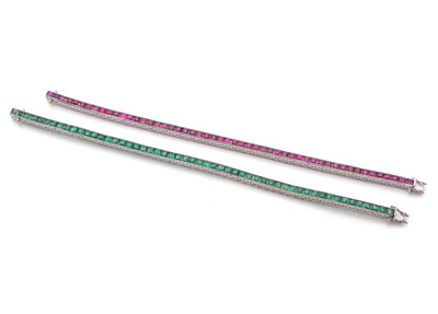 <b>2 Farbstein Rivière Bänder</b> <b>2 Farbstein Rivière Bänder</b>