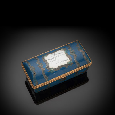 <b>Tabatiere in Kofferform</b>