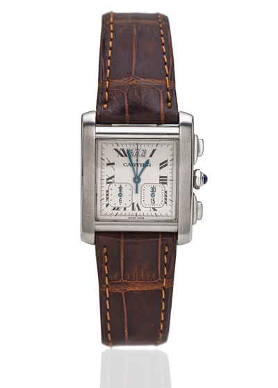 <b>Cartier Herrenuhr Tank Francaise</b>