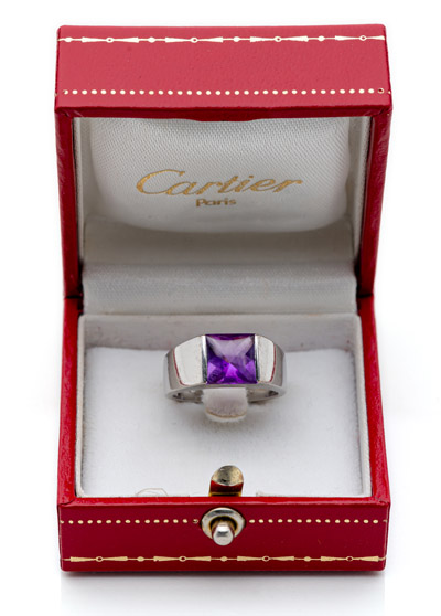 <b>Tank Ring mit Amethyst</b>